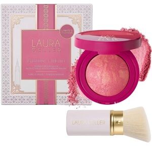 🖤❄️Laura Geller Baked Blush-n-Brighten & Kabuki Set Duo